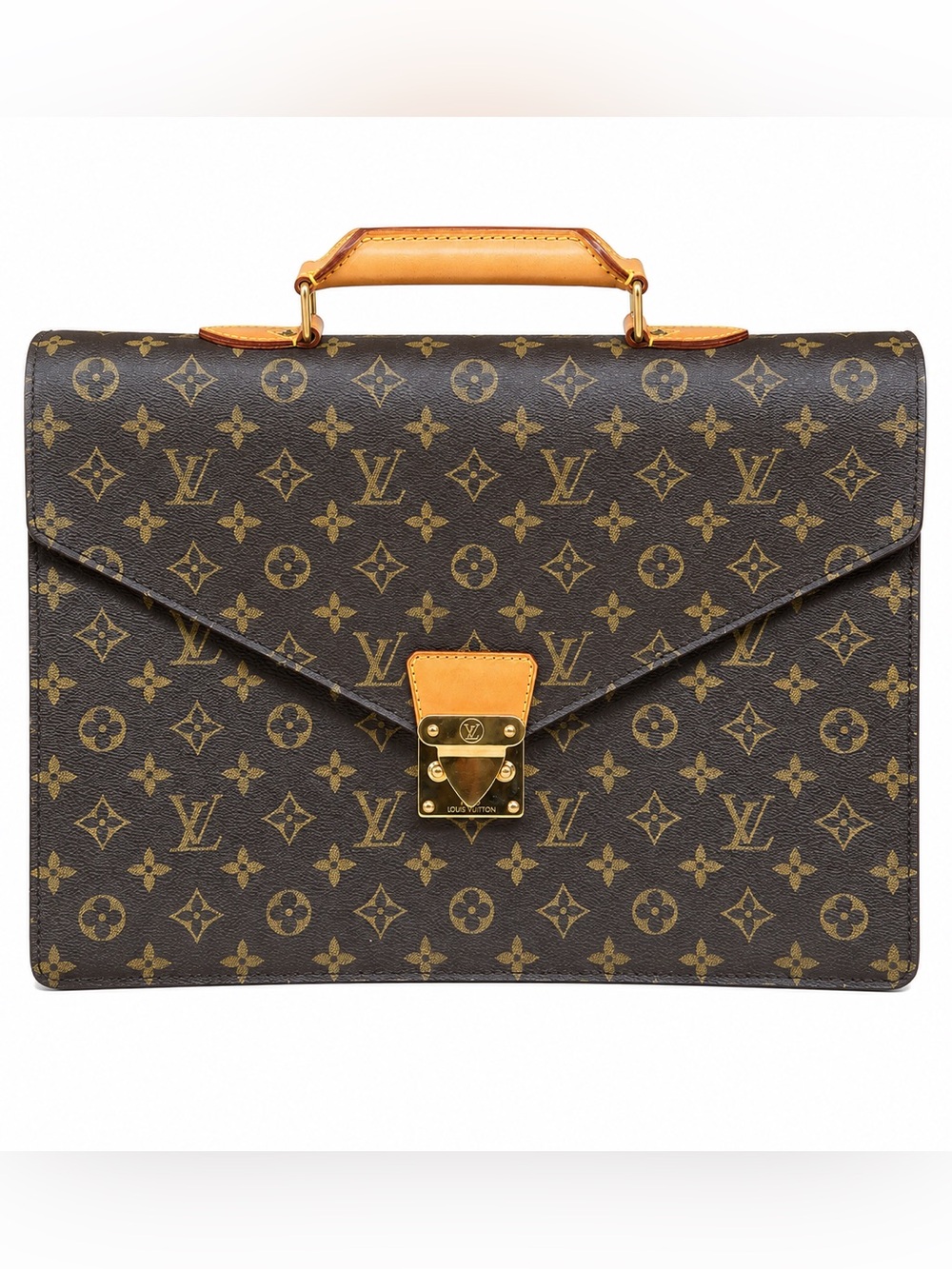 LOUIS VUITTON Monogram Serviette Conseiller Briefcase M10996 LegitGrails Cert - Picture 2 of 16